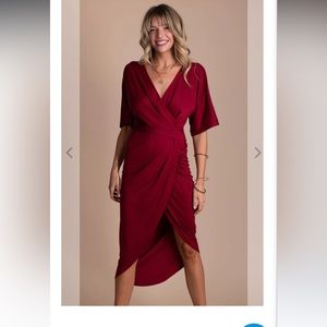 Now Or Never Faux Wrap dress size Medium